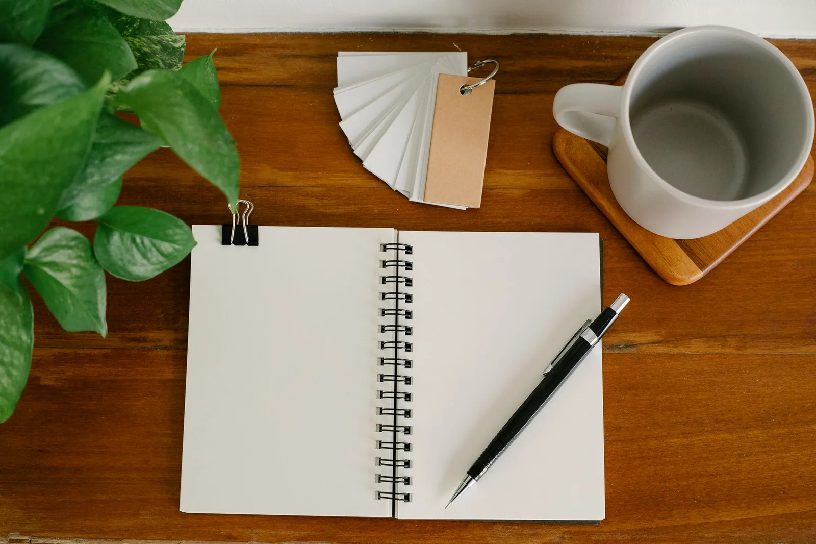 A notebook and pen used for keeping records